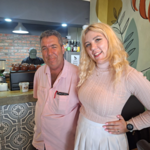 Charity awareness day at a local café in the Eastern Cape